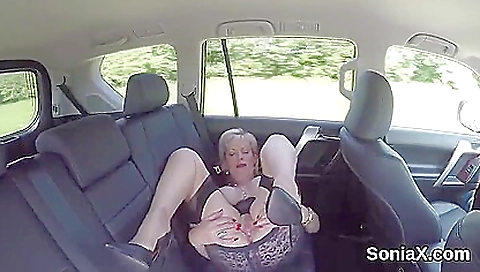 Slutty slut's big natural tits & huge devlin