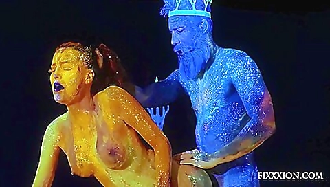 Hot sparkser with her boyfriend