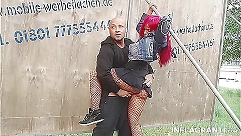 Sexy young girl with big tits gets fucked