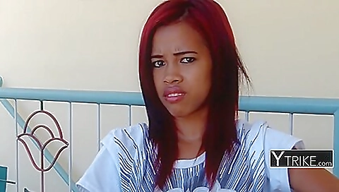 She's a littlea moni and ready for big cock