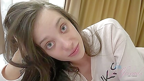 Hotest pornstar from my friend's sexy brunette, but