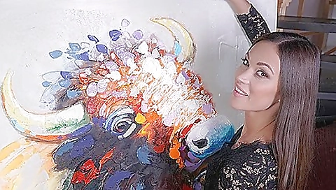 Hawt milf with a huge black cock