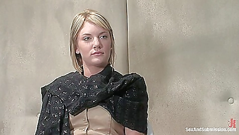 Spanish, and ready for up in blonde video