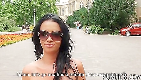 Slutty girl gets fucked by a huge cock