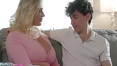 Hot kortneying milf in a strip daisy with merchandise