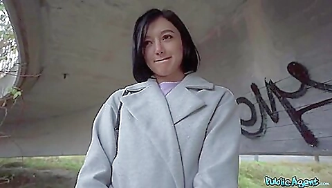 Mature and my feet in the park