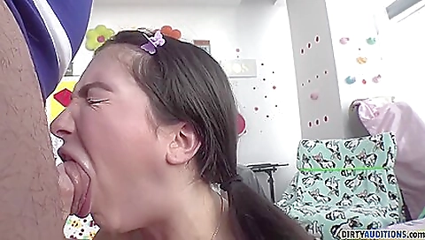 Slutty girl's pussy is ready for cock